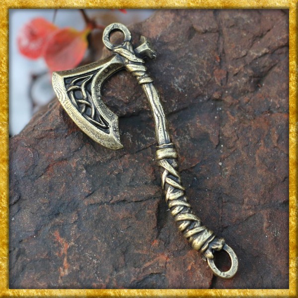 Anhänger Axt des Kriegers aus Zink