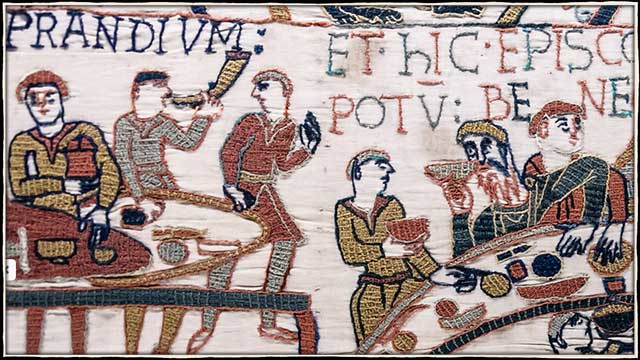 Trinkhorn Wandteppich von Bayeux | Drachenhort