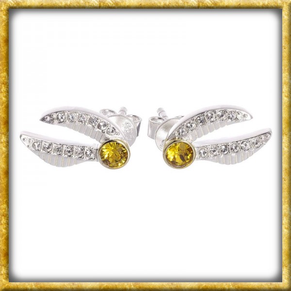 Harry Potter - Swarovski Ohrringe Goldener Schnatz