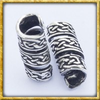 Bartperle mit keltischem Knoten Sterlingsilber