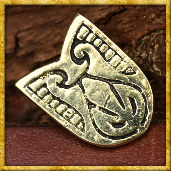 Wikinger Gürtelbeschlag aus Messing