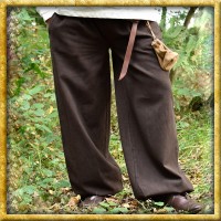 Weite Mittelalterhose Hermann - Braun