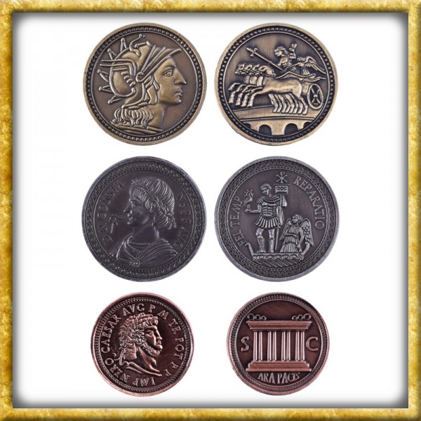 LARP Münzen Römer