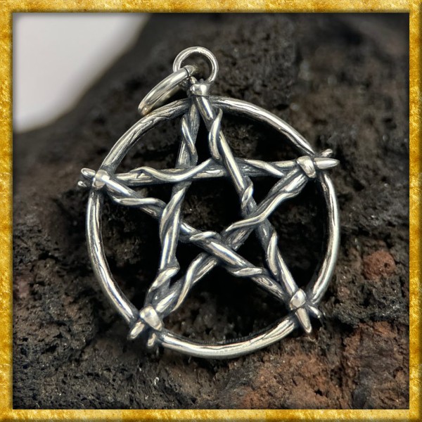 Anhänger Pentagram aus Sterlingsilber