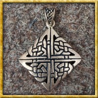 Keltischer Anhänger Rechteck  - Bronze oder Silber