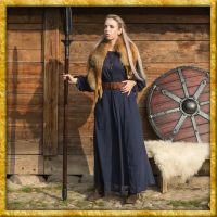 Mittelalter Unterkleid Astrid - Blau