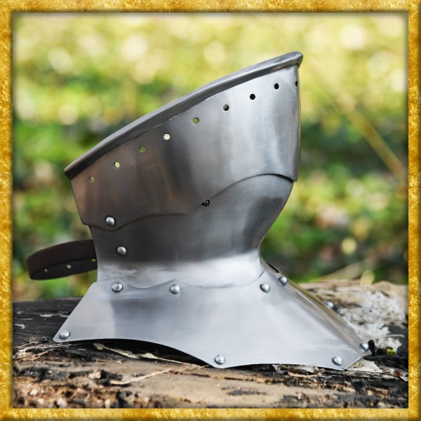 Gotische Halsberge aus 1,2mm Stahl