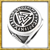 Wikingerring Runenkreis Valknut