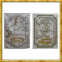 Herr der Ringe - Geschirrtuch 2er Pack Tänzelndes Pony und Zum grünen Drache