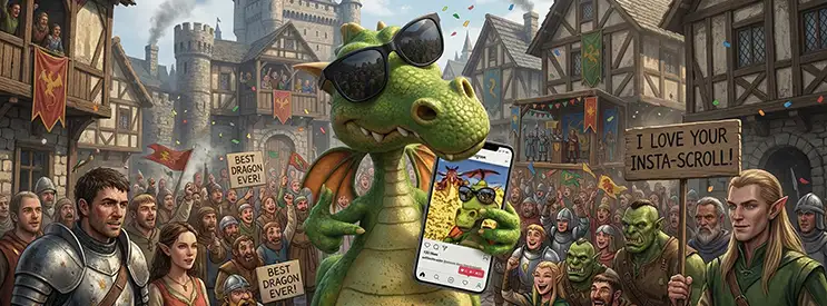 Drachenhort Social-Wall