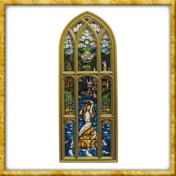 Harry Potter - Resinschild Glasfenster Meerjungfrau