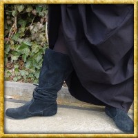 Stiefel aus Wildleder - Schwarz