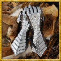 Vernietete Plattenhandschuhe aus 1,3mm Stahl