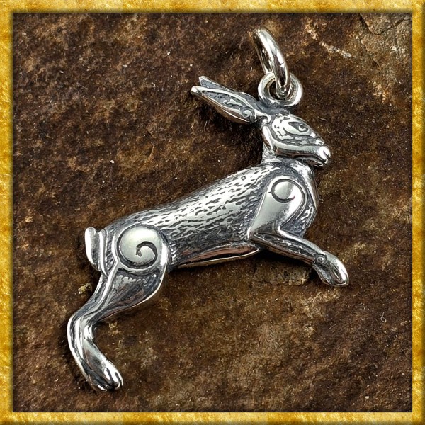 Keltischer Anhänger Hase aus Sterlingsilber