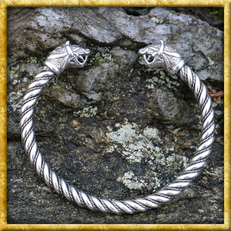 Vikings - Wikinger Armreif Floki Sterling Silber | Drachenhort