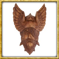 Handgeschnitzter Odin